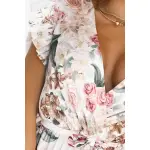 609-1 Satynowa sukienka maxi z dekoltem i kwiatowym ombre – elegancja w stylu boho-6